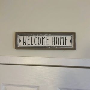 Welcome Home Sign